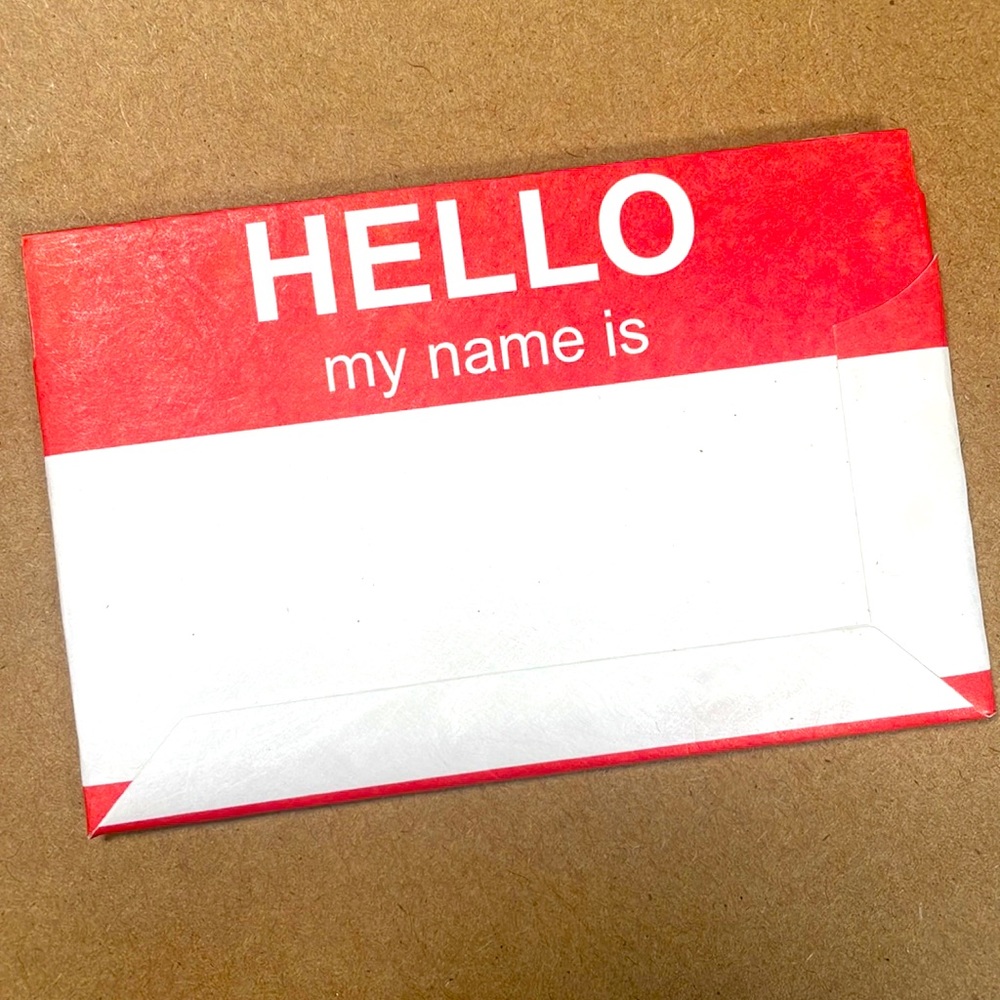 MIGHTY CASE CARDS: Hello My Name Is Card Holder
